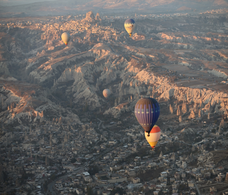Kapadokya'yi subatta 11 bin 761 turist gökyüzünden izlediBehçet Alkan