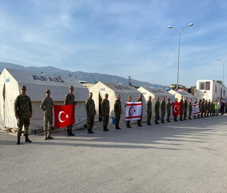 KKTC Güvenlik Kuvvetleri Komutanliginin Türkiye'deki depremzedelere destegi sürüyorMehmet Kemal Firik